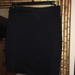 Black pencil skirt